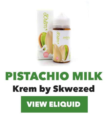 Krem by Skwezed Pistachio Milk e-liquid bottle