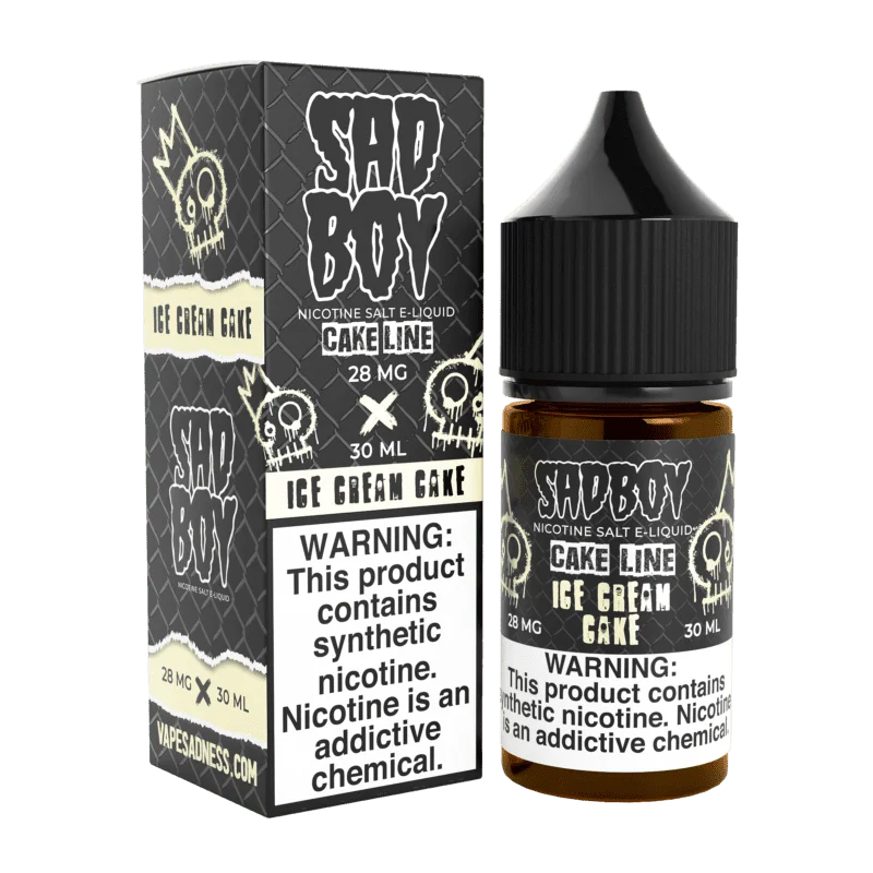 Sadboy Salt Cake Line Ice Cream Cake 30ml Nic Salt