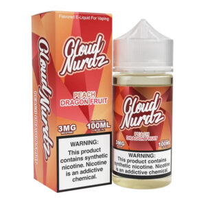 Cloud Nurdz Peach Dragonfruit 100ml Vape Juice