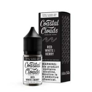 Coastal Clouds Salt Red White and Berry Nic Salt 30ml