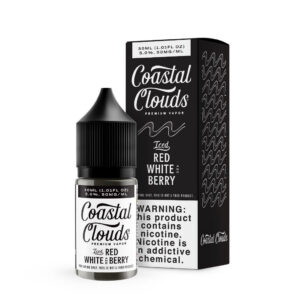 Coastal Clouds Salt Red White and Berry Iced 30ml Nic Salt
