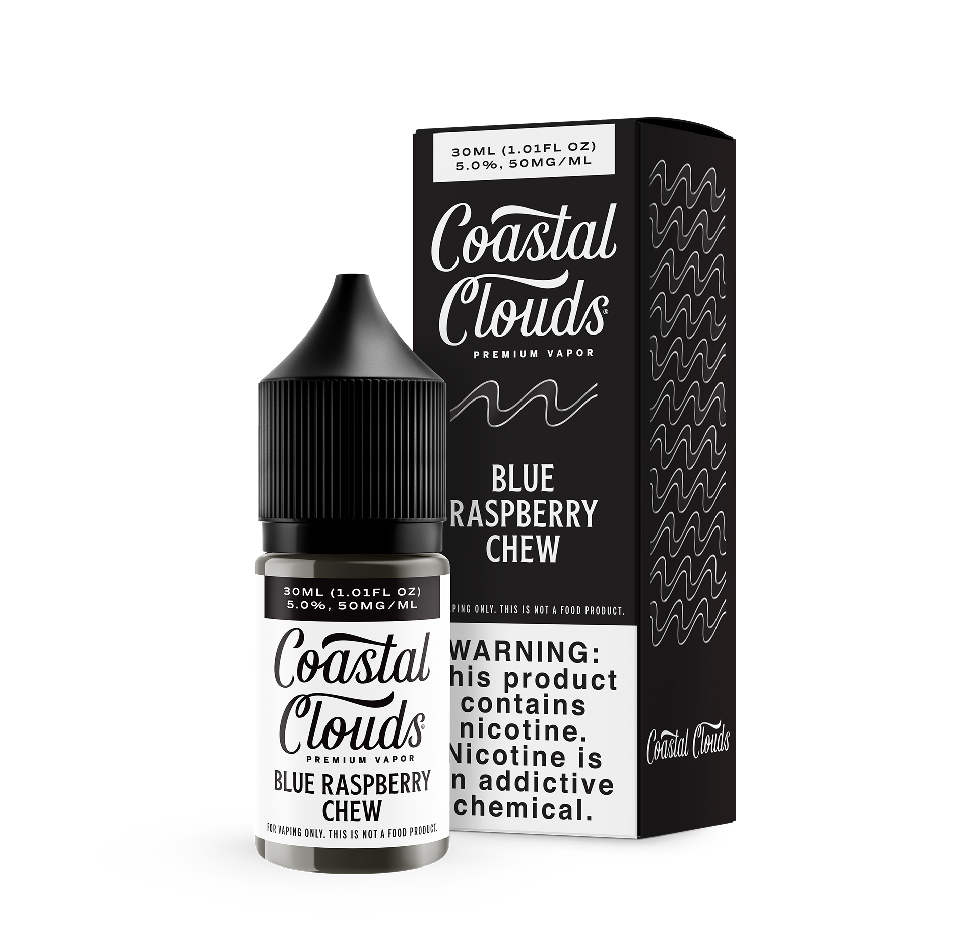 Coastal Clouds Salt Blue Raspberry Chew 30ml Nic Salt