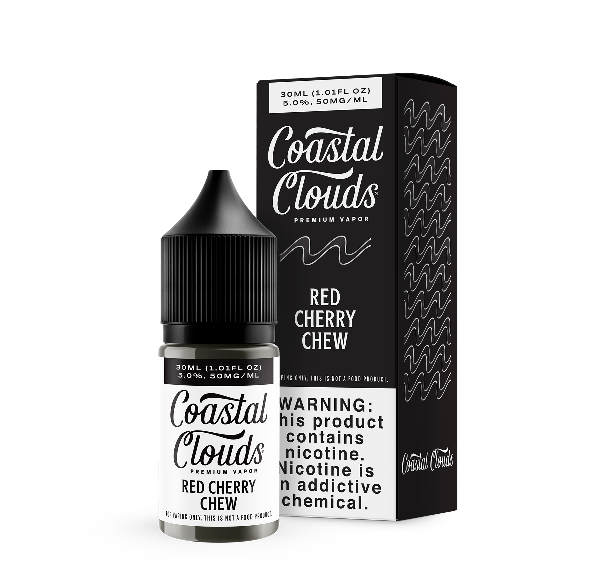 Coastal Clouds Salt Red Cherry Chew 30ml Nic Salt