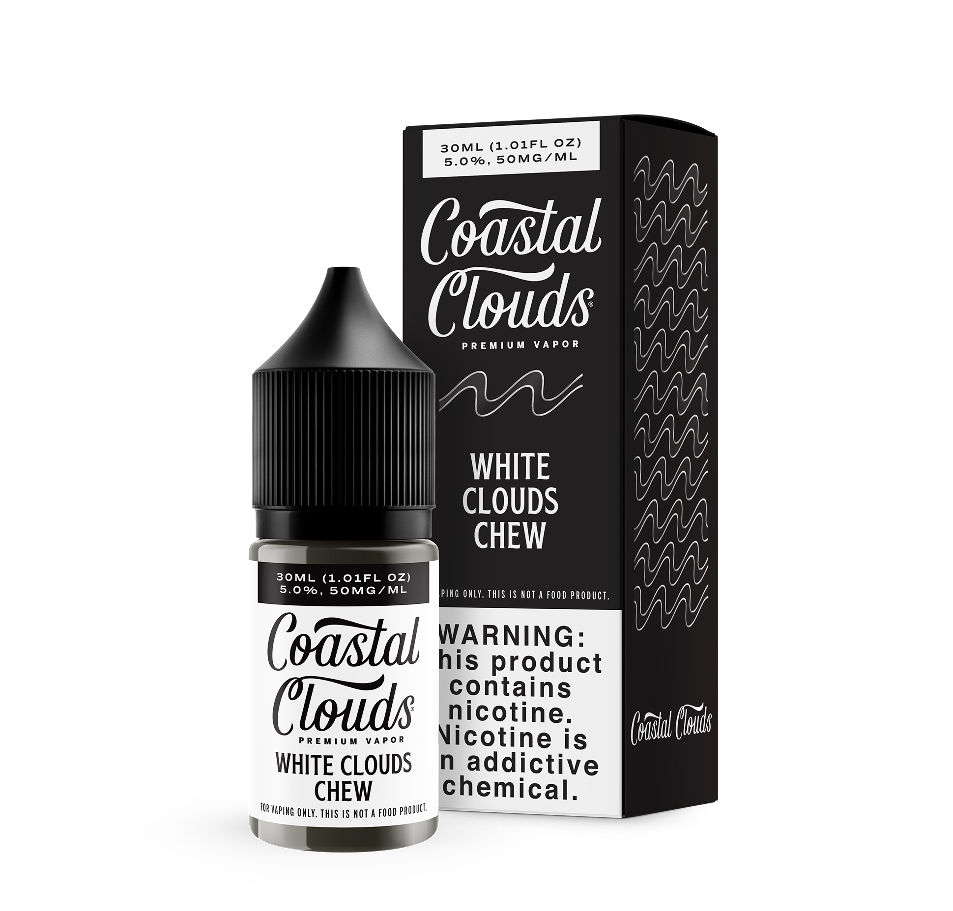 Coastal Clouds Salt White Clouds Chew 30ml Nic Salt
