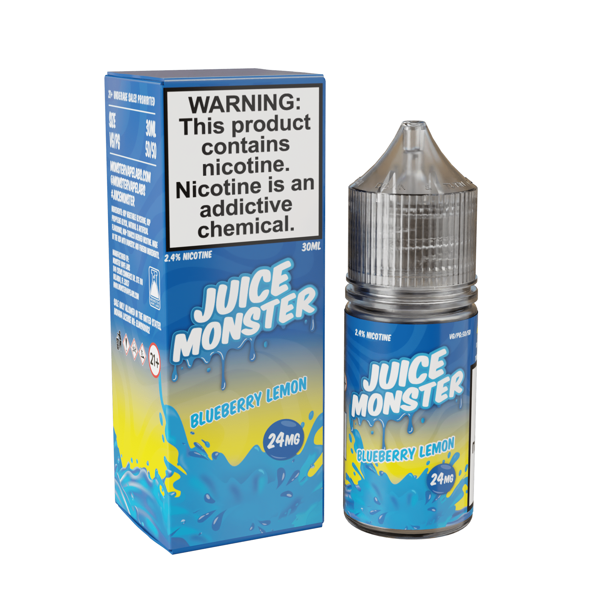 Juice Monster Salt Blueberry Lemon 30ml Nic Salt