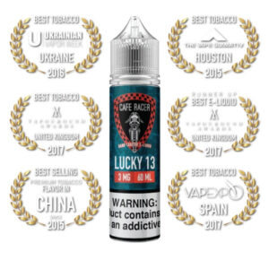 Cafu00e9 Racer Lucky 13 60ml Vape Juice
