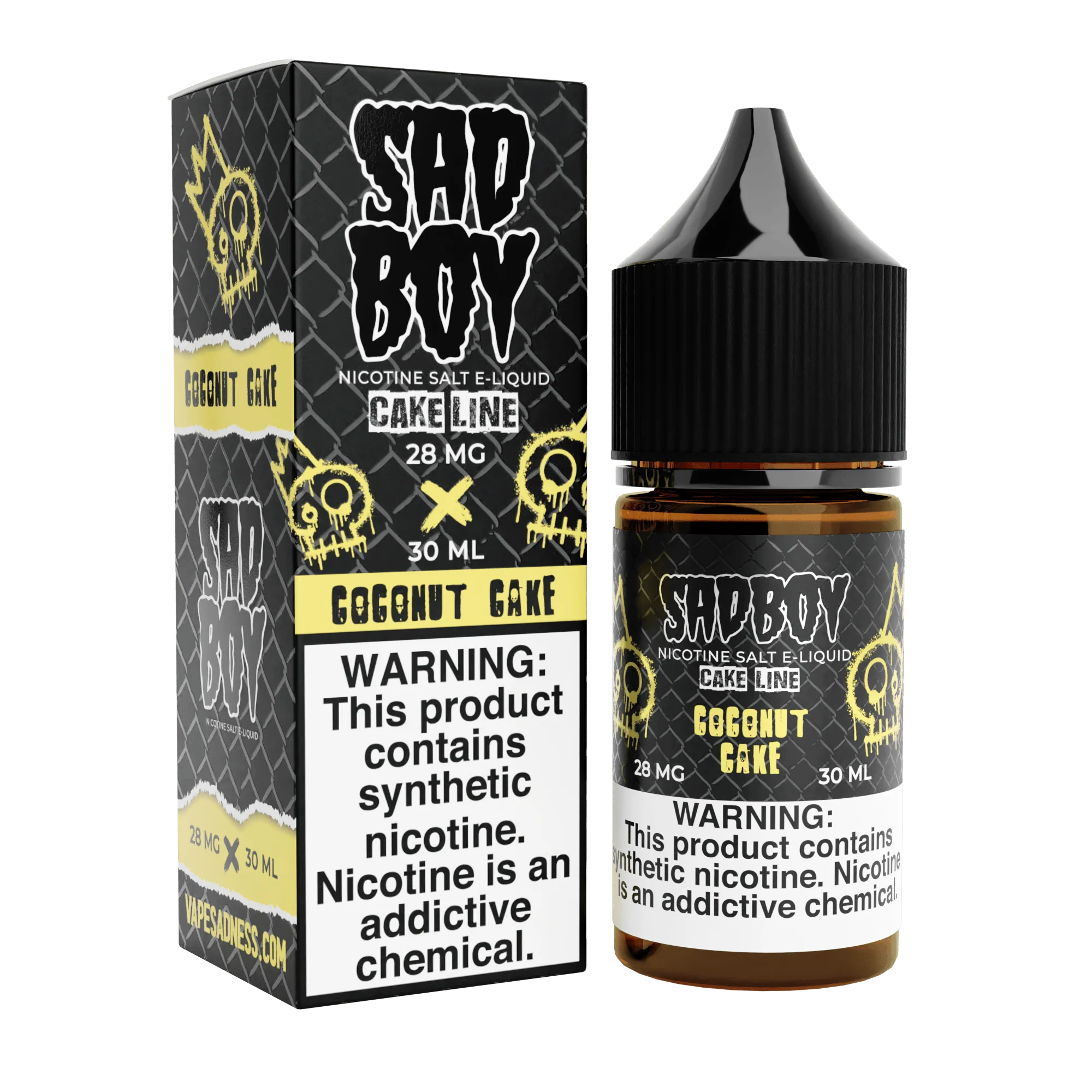 Sadboy Salt Cake Line Coconut Cake 30ml Nic Salt