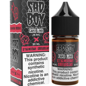 Sadboy Salt Cake Line Strawberry Cheesecake 30ml Nic Salt