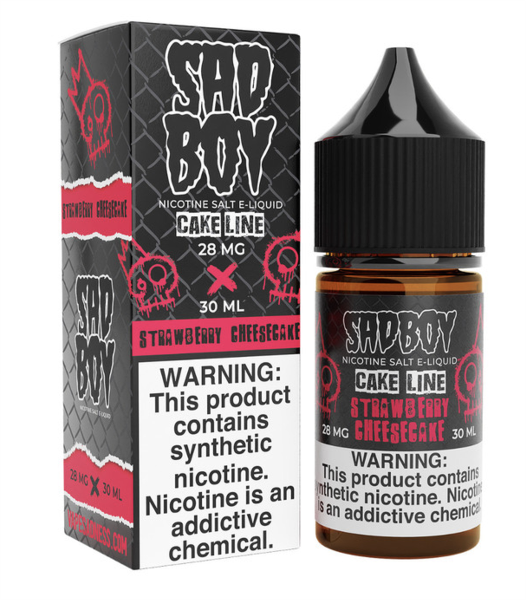 Sadboy Salt Cake Line Strawberry Cheesecake 30ml Nic Salt