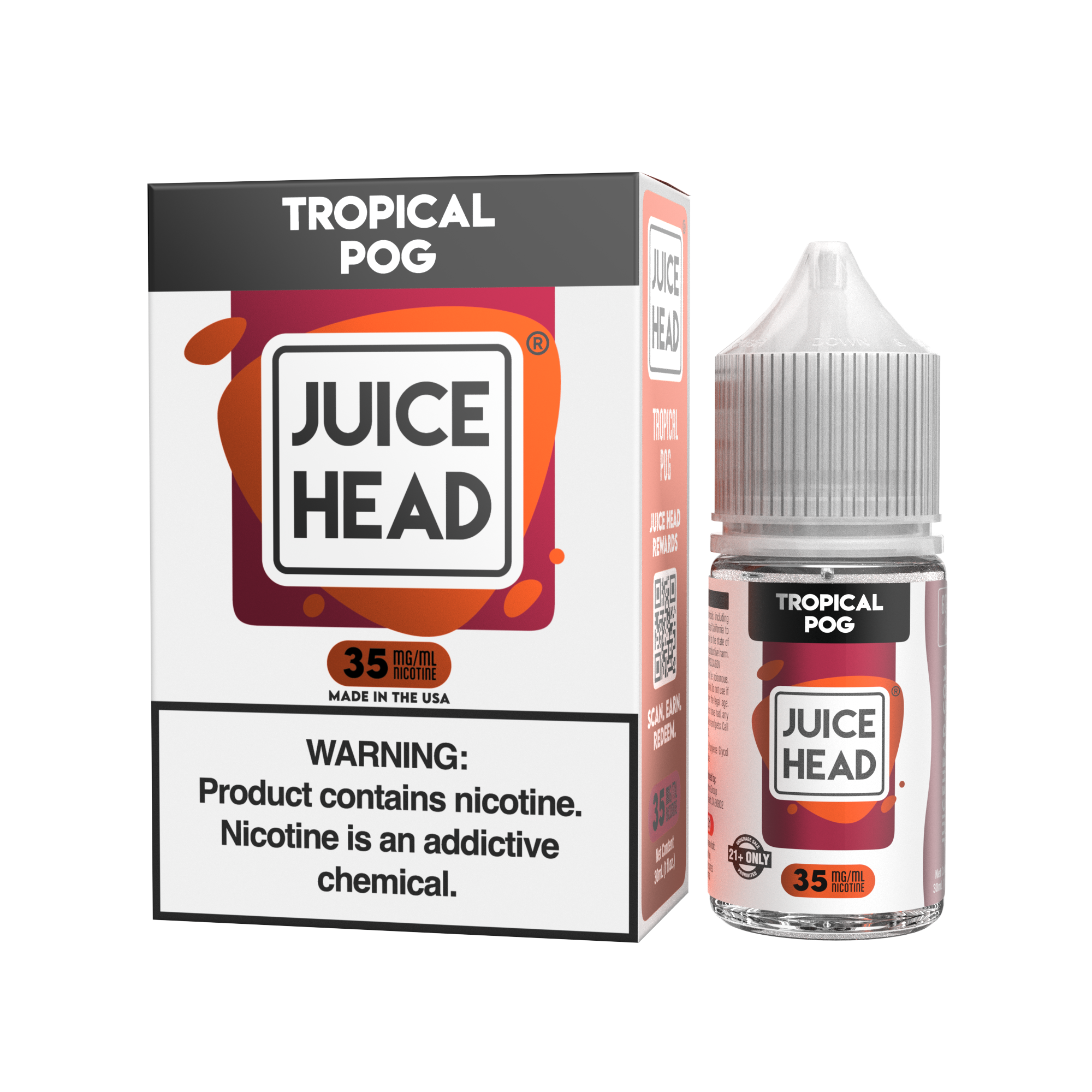 Juice Head Salt Passionfruit Orange Guava 30ml Nic Salt