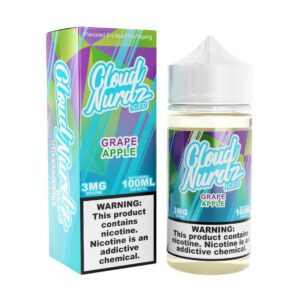 Cloud Nurdz Iced Grape Apple 100ml Vape Juice