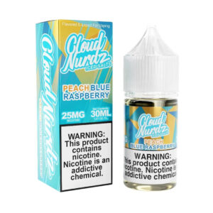 Cloud Nurdz Iced Salts Peach Blue Raspberry 30ml Nic Salt