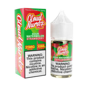 Cloud Nurdz Salts Sour Watermelon Strawberry 30ml Nic Salt: