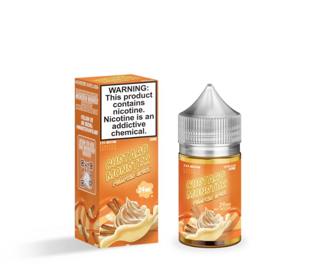 Custard Monster Salt Pumpkin Spice 30ml Nic Salt