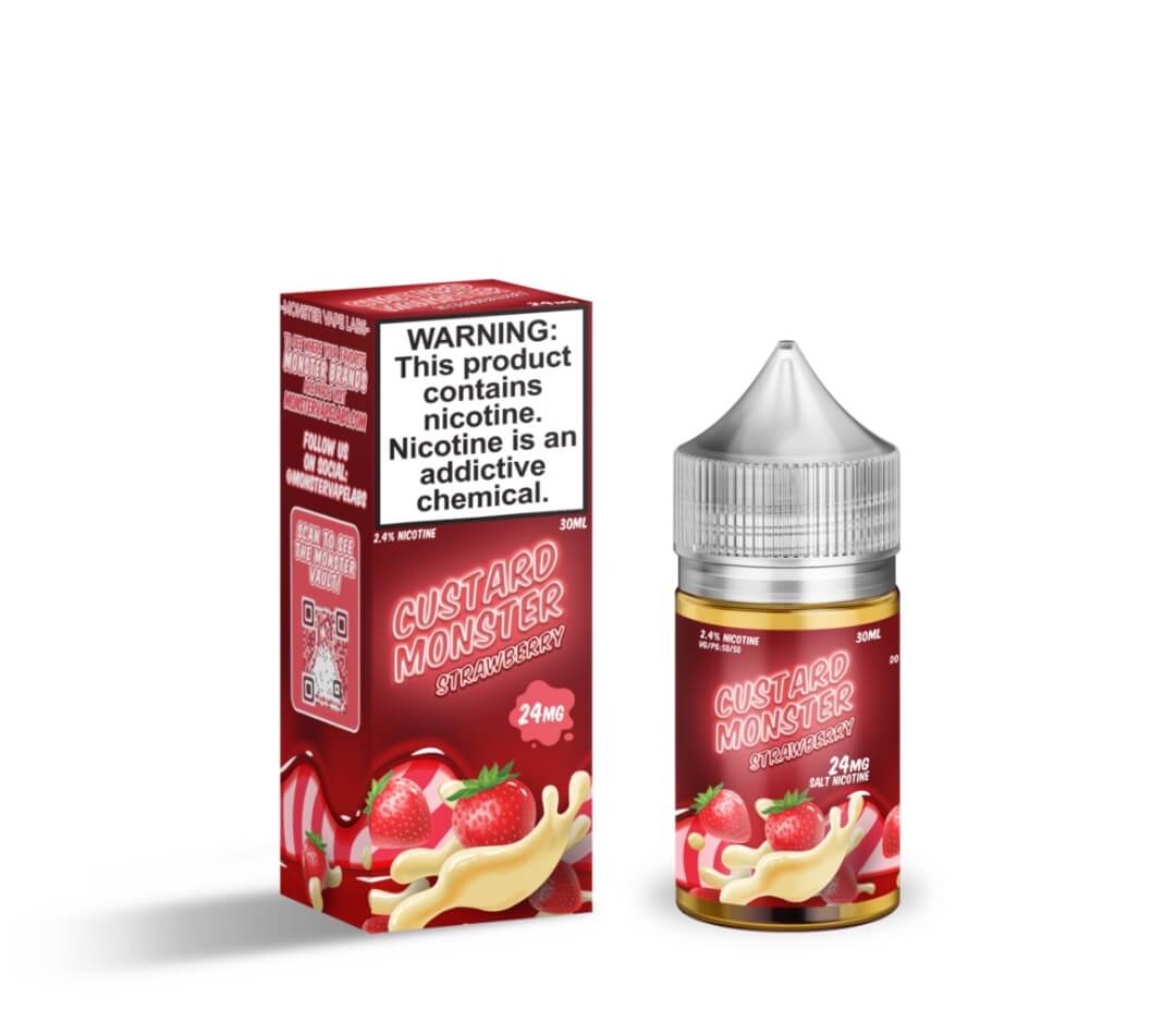Custard Monster Salt Strawberry 30ml Nic Salt