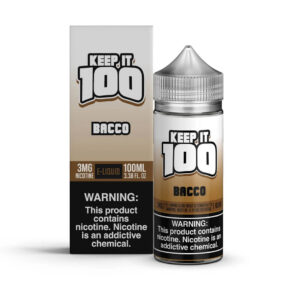 Keep It 100 Bacco 100ml Vape Juice