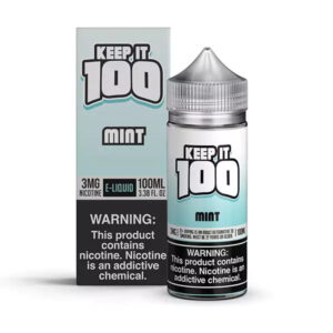 Keep It 100 Mint 100ML box and bottle