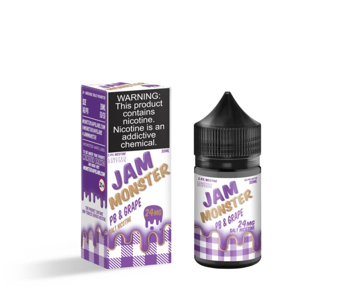 PB & Jam Monster Salt Grape 30ml Nic Salt